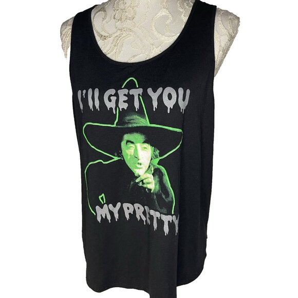 The Wizard of Oz W sz XXL Wicked Witch I'll Get You My Pretty Tank Top Shirt - Picture 1 of 8